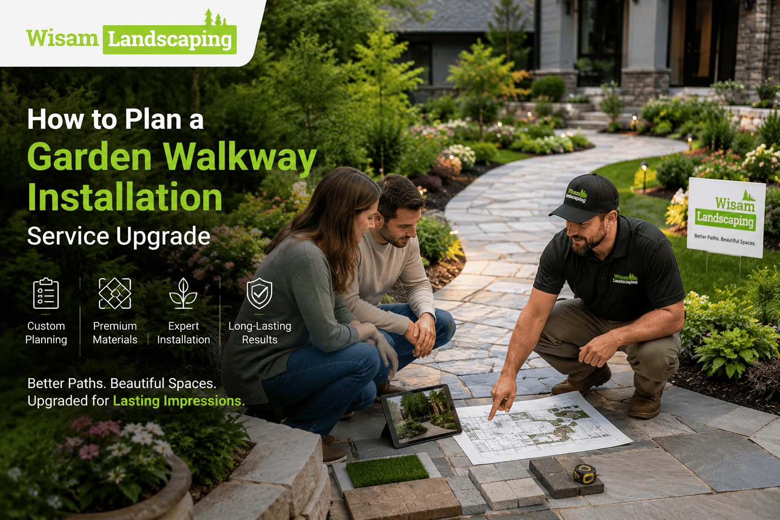 garden walkway installation services in Vancouver