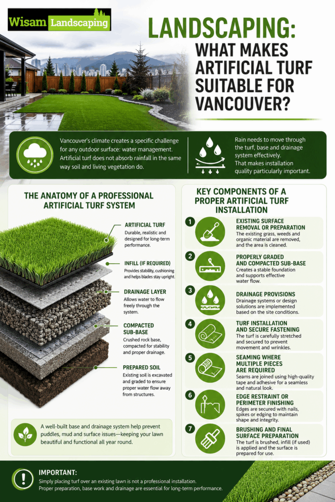 Artificial Turf Suitable for Vancouver
