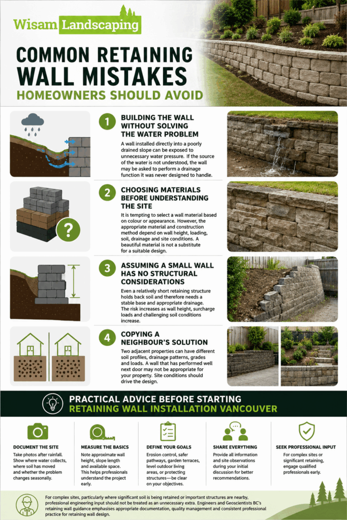 Common Retaining Wall Mistakes