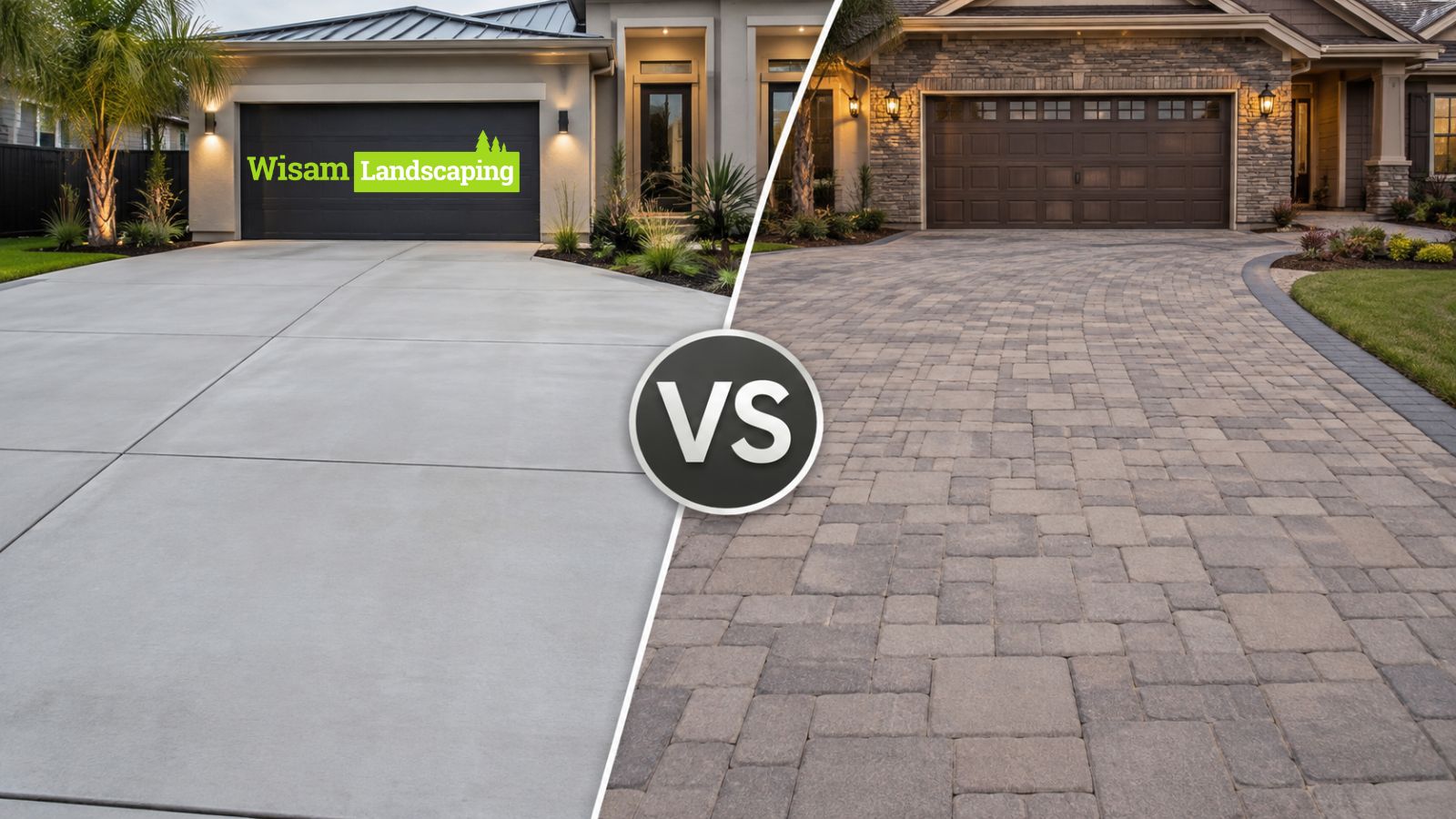 Concrete vs Paver Driveways