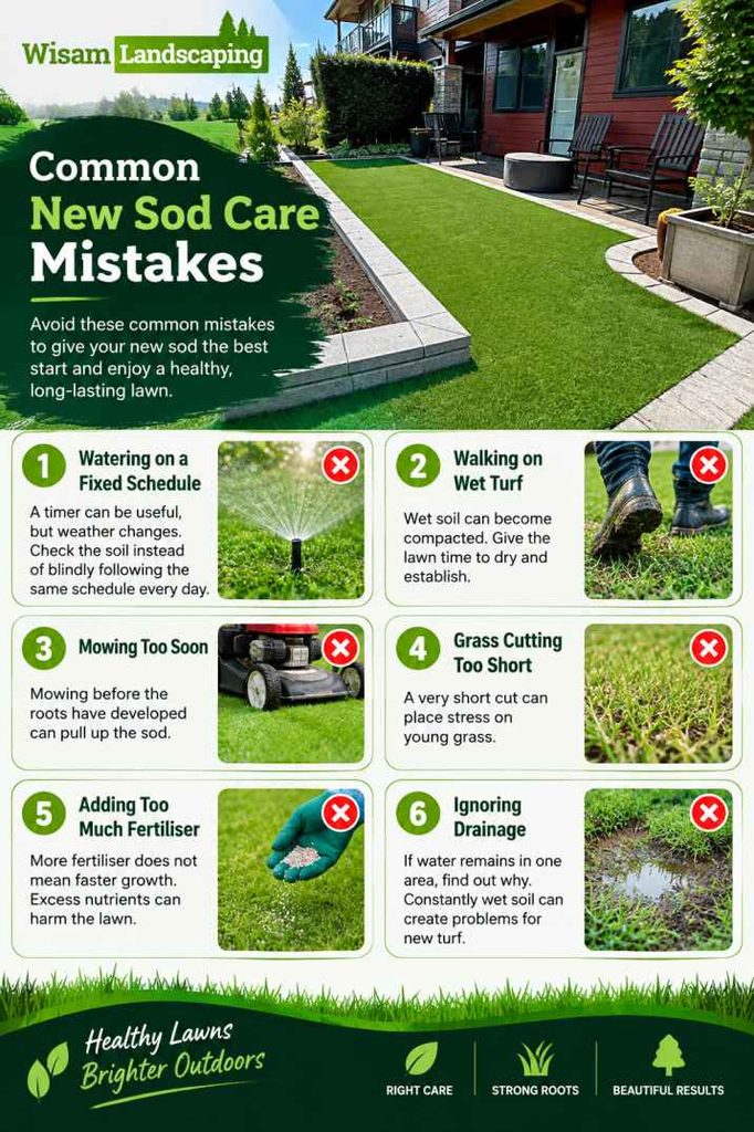 Common New Sod Care Mistakes