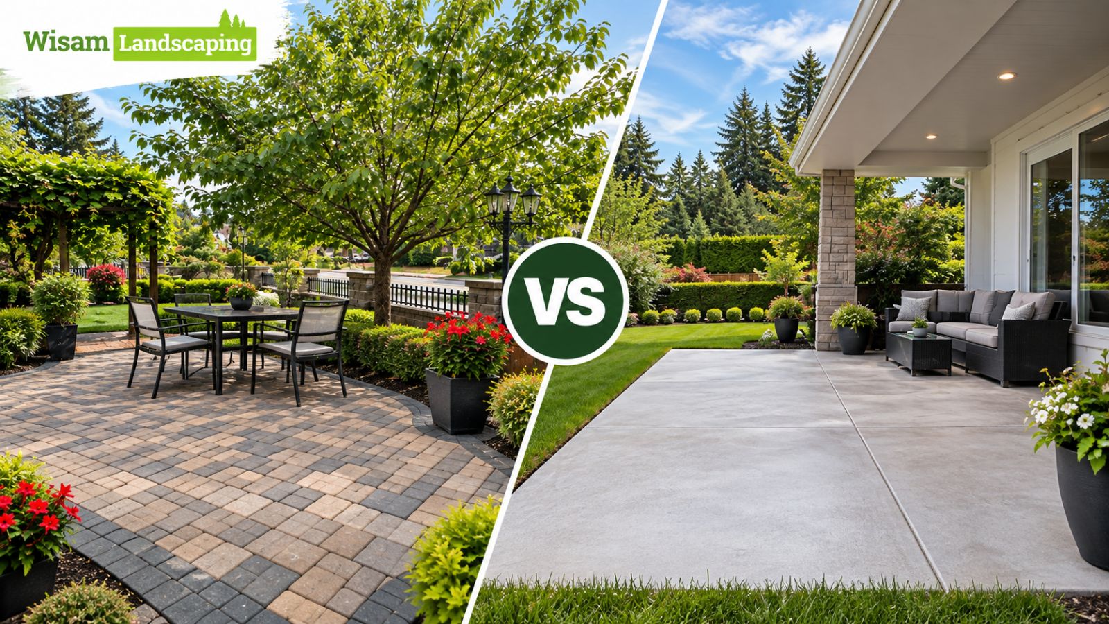 Pavers vs Concrete Patio