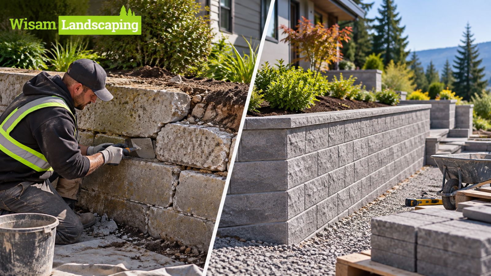 Retaining Wall Repair vs Replacement